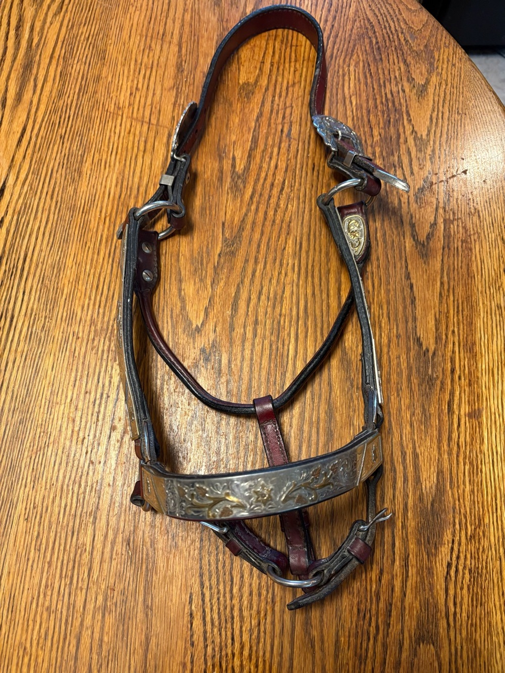 Horse Tack Circle Y Western Silver Show Halter and Lead - Picture 2 of 11